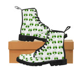 The Happy Cat Women's Canvas Boots