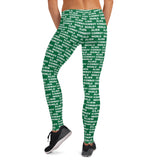 Alien Cowboy World Green Leggings