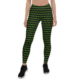 The Happy Cat Black Leggings