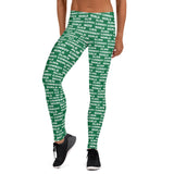 Alien Cowboy World Green Leggings