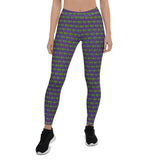 The Happy Cat Purple Leggings