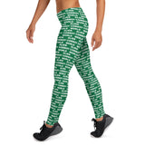 Alien Cowboy World Green Leggings