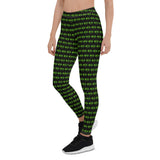 The Happy Cat Black Leggings