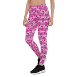 Alien Cowboy World Magenta Leggings