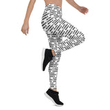 Alien Cowboy World White Leggings