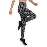 Alien Cowboy World Black Leggings