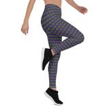 The Happy Cat Purple Leggings