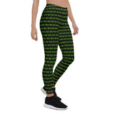 The Happy Cat Black Leggings