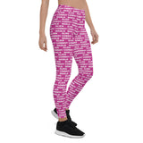 Alien Cowboy World Magenta Leggings
