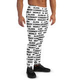 Alien Cowboy World Men's Joggers - White