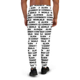 Alien Cowboy World Men's Joggers - White