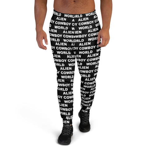 Alien Cowboy World Men's Joggers - Black