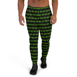 The Happy Cat Men's Black Joggers
