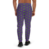 The Happy Cat Men's Purple Joggers