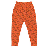 Alien Cowboy Cursive World Outrageous Orange! Men's Joggers