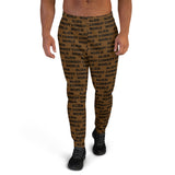 Alien Cowboy World Men's Brown Joggers