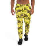 Alien Cowboy World Men's Yellow Joggers