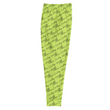 Alien Cowboy Cursive World Men's Joggers - Highlighter Green