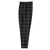 Alien Cowboy Cursive World Men's Joggers Black