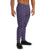 The Happy Cat Men's Purple Joggers