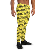 Alien Cowboy World Men's Yellow Joggers