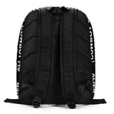 Alien Cowboy World Minimalist Black Backpack