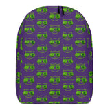 The Happy Cat Purple Minimalist Backpack