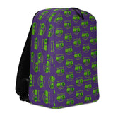 The Happy Cat Purple Minimalist Backpack