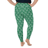 Alien Cowboy World Green Plus Size Leggings