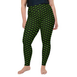 The Happy Cat Black Plus Size Leggings