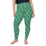 Alien Cowboy World Green Plus Size Leggings