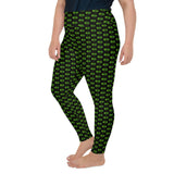 The Happy Cat Black Plus Size Leggings