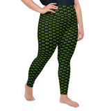 The Happy Cat Black Plus Size Leggings