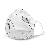 Alien Cowboy Logo Face Mask