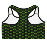 The Happy Cat Black Sports Bra