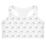 Alien Cowboy Logo Sports Bra