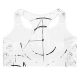 Alien Cowboy Logo Sports Bra