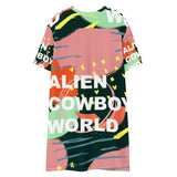 Alien Cowboy Tropical World T-shirt/Dress