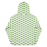 The Happy Cat White Unisex Hoodie