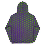The Happy Cat Purple Unisex Hoodie