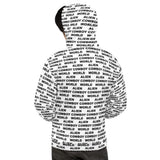 Alien Cowboy World White Unisex Hoodie