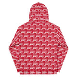 Alien Cowboy World Red Unisex Hoodie