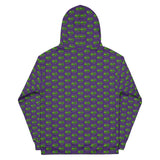 The Happy Cat Purple Unisex  Hoodie