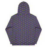 The Happy Cat Purple Unisex Hoodie