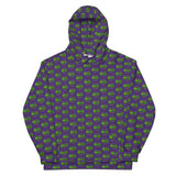 The Happy Cat Purple Unisex Hoodie
