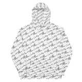 Alien Cowboy Cursive World White Unisex Hoodie