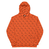 Alien Cowboy Cursive World Unisex Hoodie - Outrageous Orange!