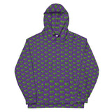 The Happy Cat Purple Unisex Hoodie