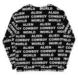 Alien Cowboy World Unisex Sweatshirt - Black