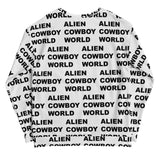 Alien Cowboy World Unisex Sweatshirt - White